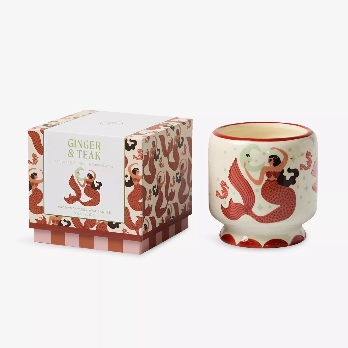 Mermaid & Moon Candle