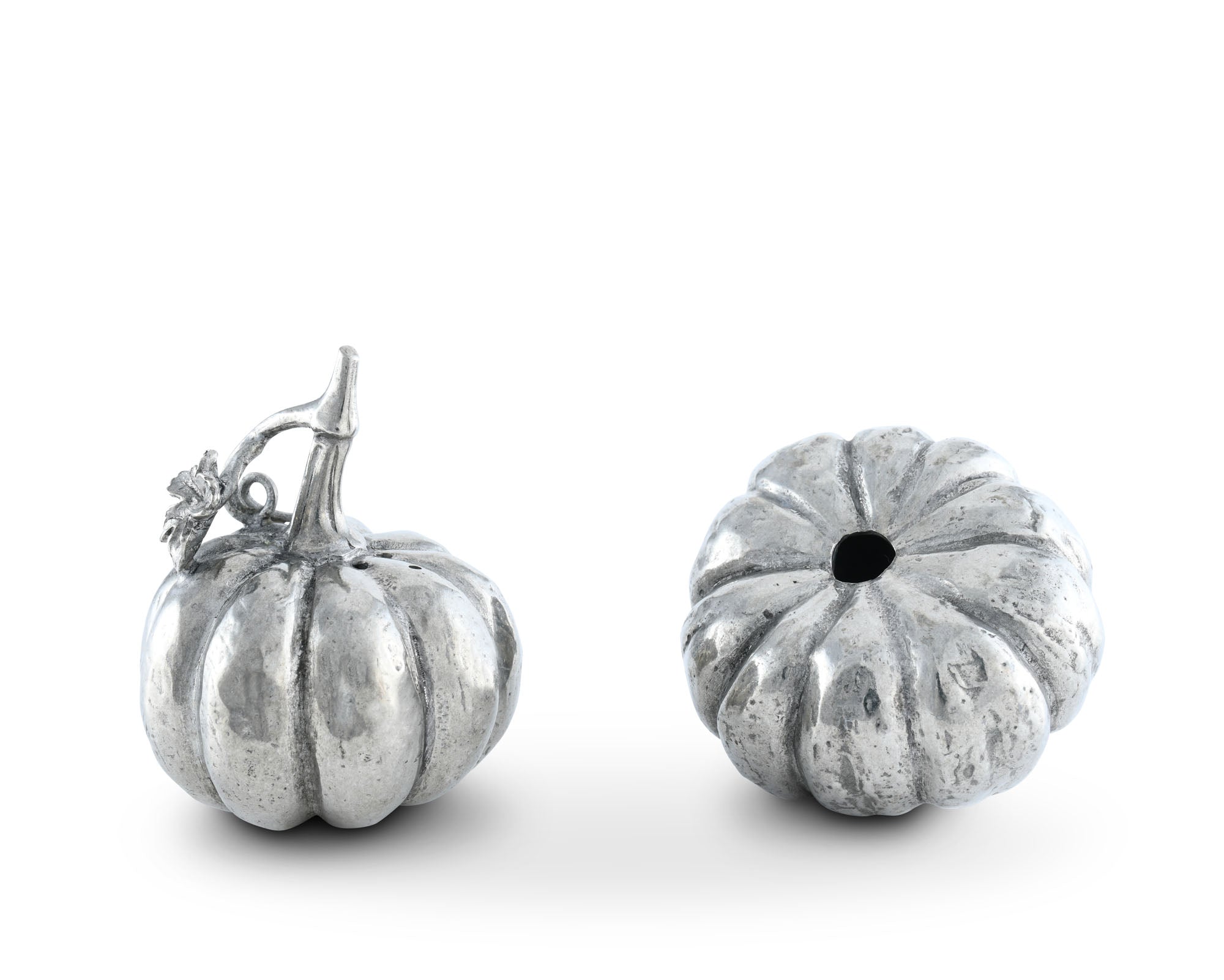 Pewter Pumpkin Salt & Pepper Set