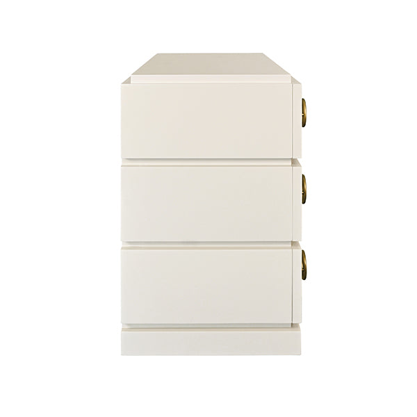 Worlds Away Roderick Chest, Antique White