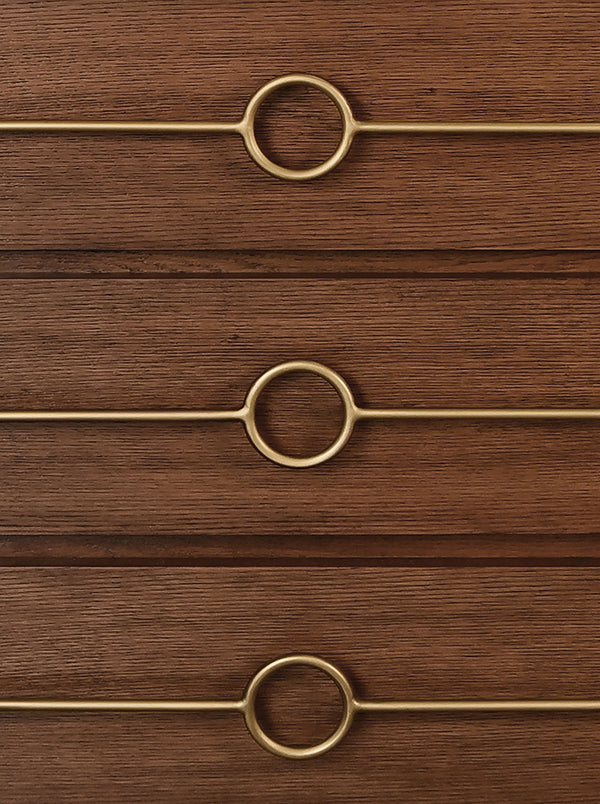 Worlds Away Roderick Chest, Brown Oak