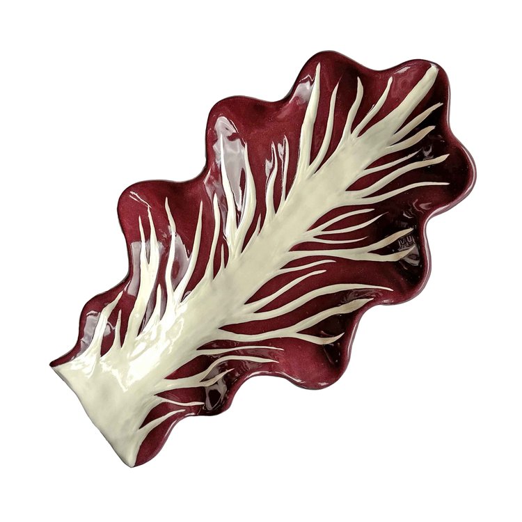 Minnie-Mae Giant Radicchio Serving Dish, Verona Red