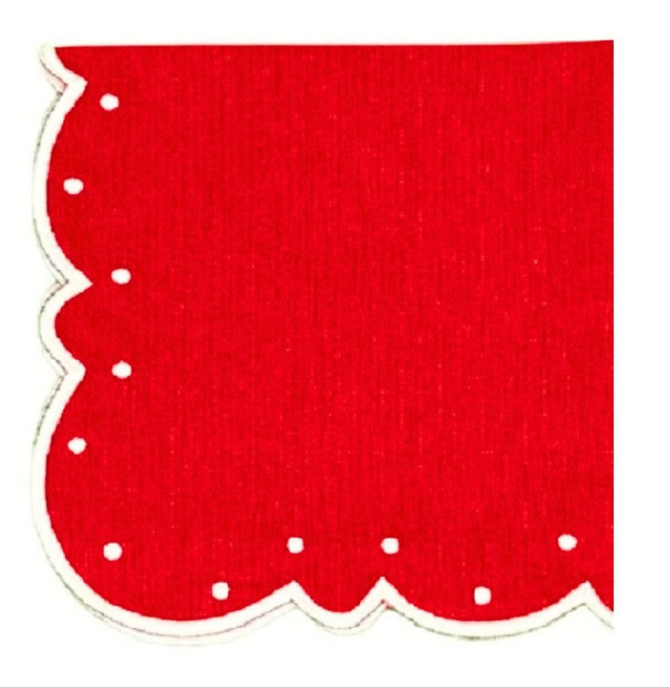 Ava Napkins, Red, Set of 4