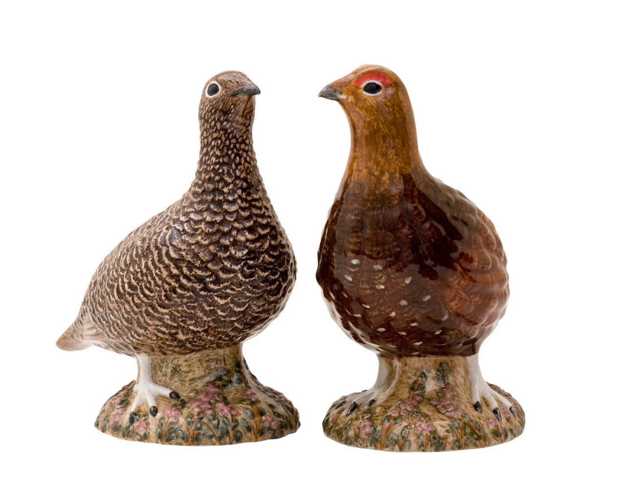 Quail Ceramics Red Grouse Salt & Pepper Set
