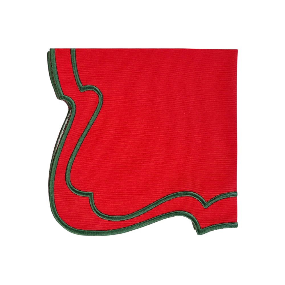 Christmas Belle Napkins, Red, Set of 4