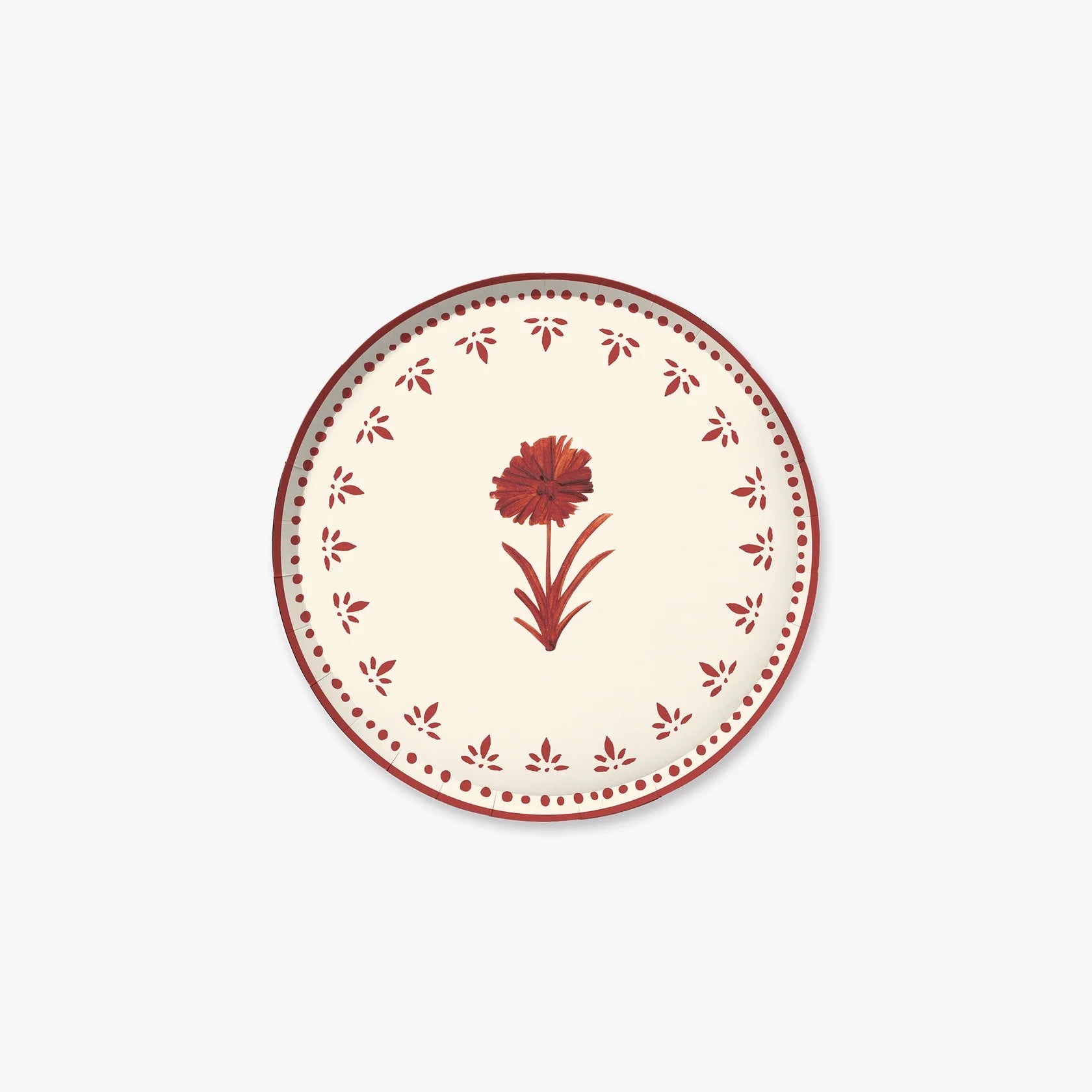 Camille Hors d'Oeuvres Plate Set, Cranberry