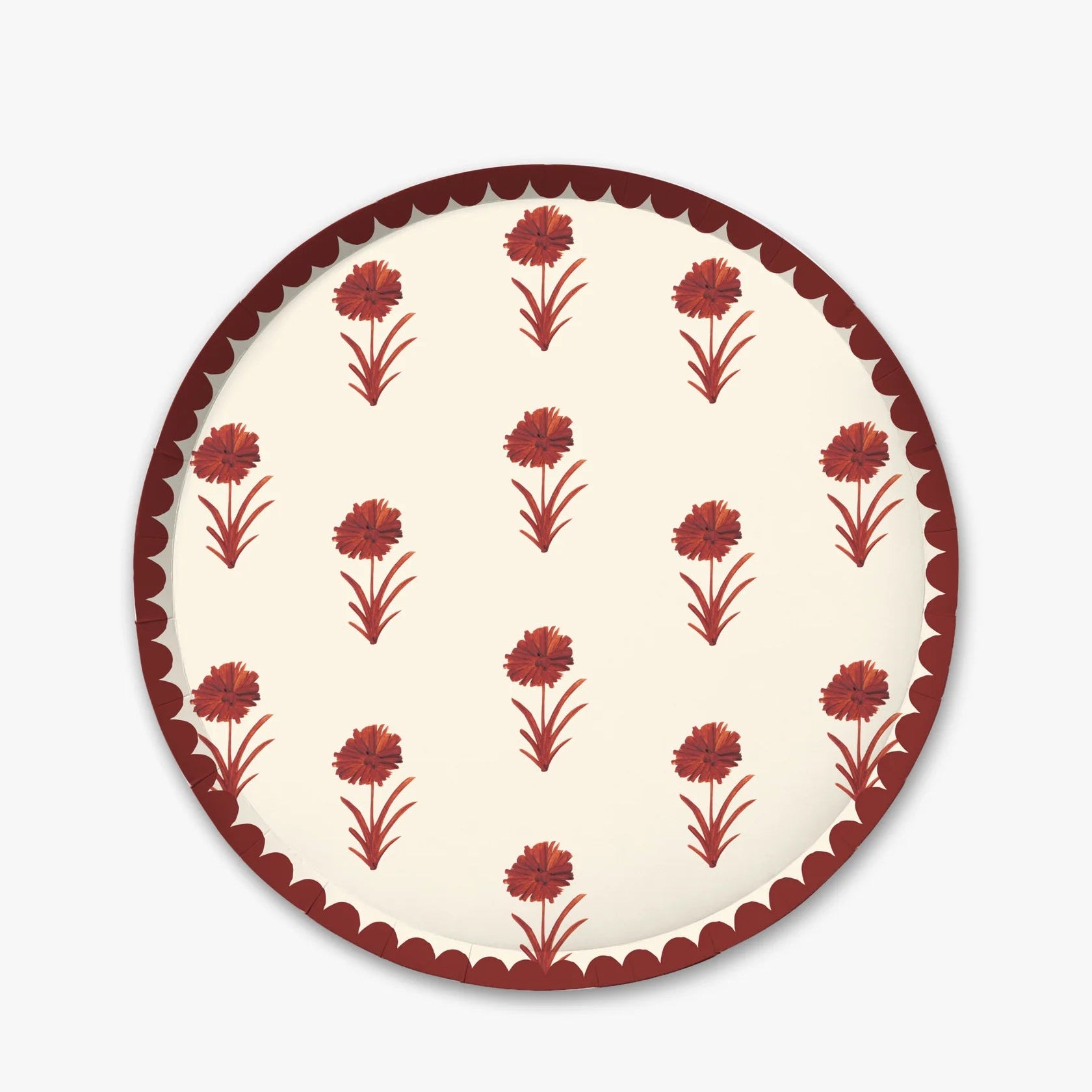 Elodie Dinner Plate Set, Cranberry