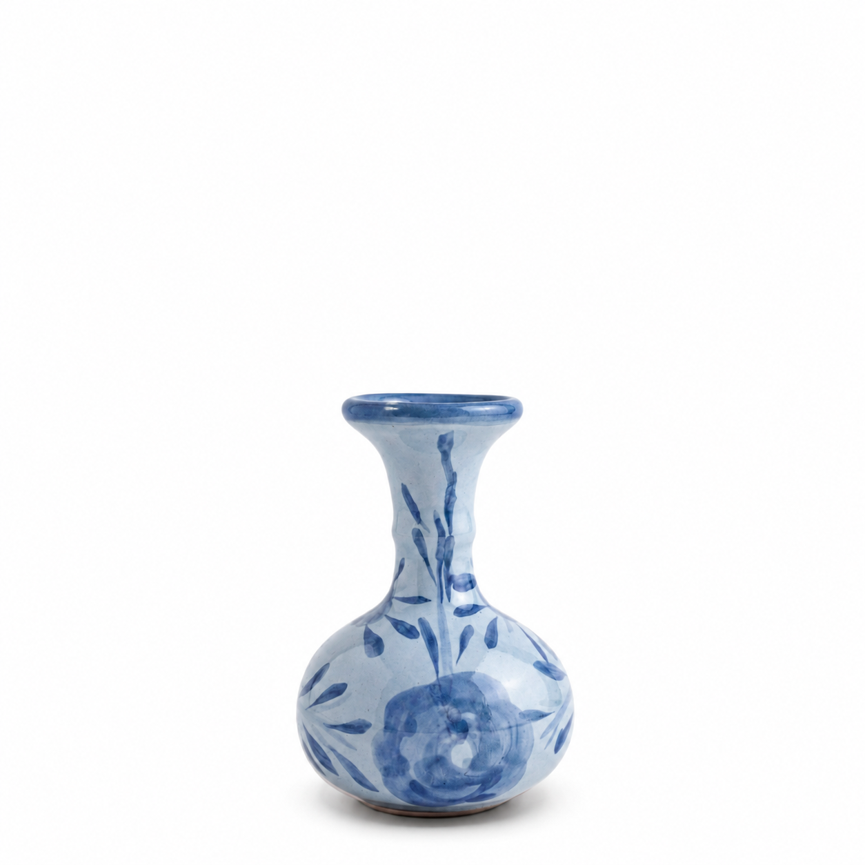 Francesca Short Bud Vase, Blues