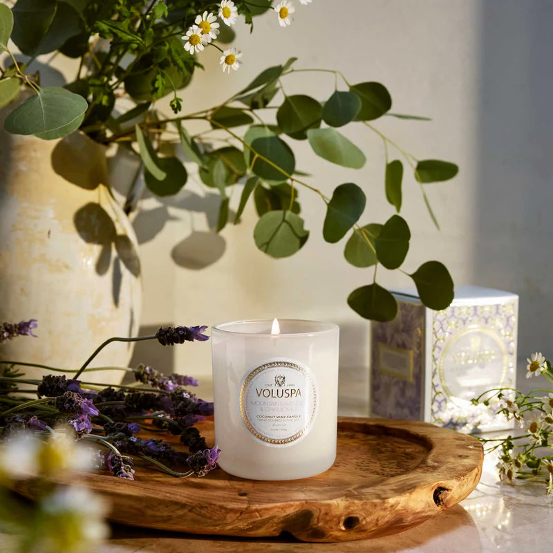 Voluspa Mountain Lavender & Chamomile Classic Candle
