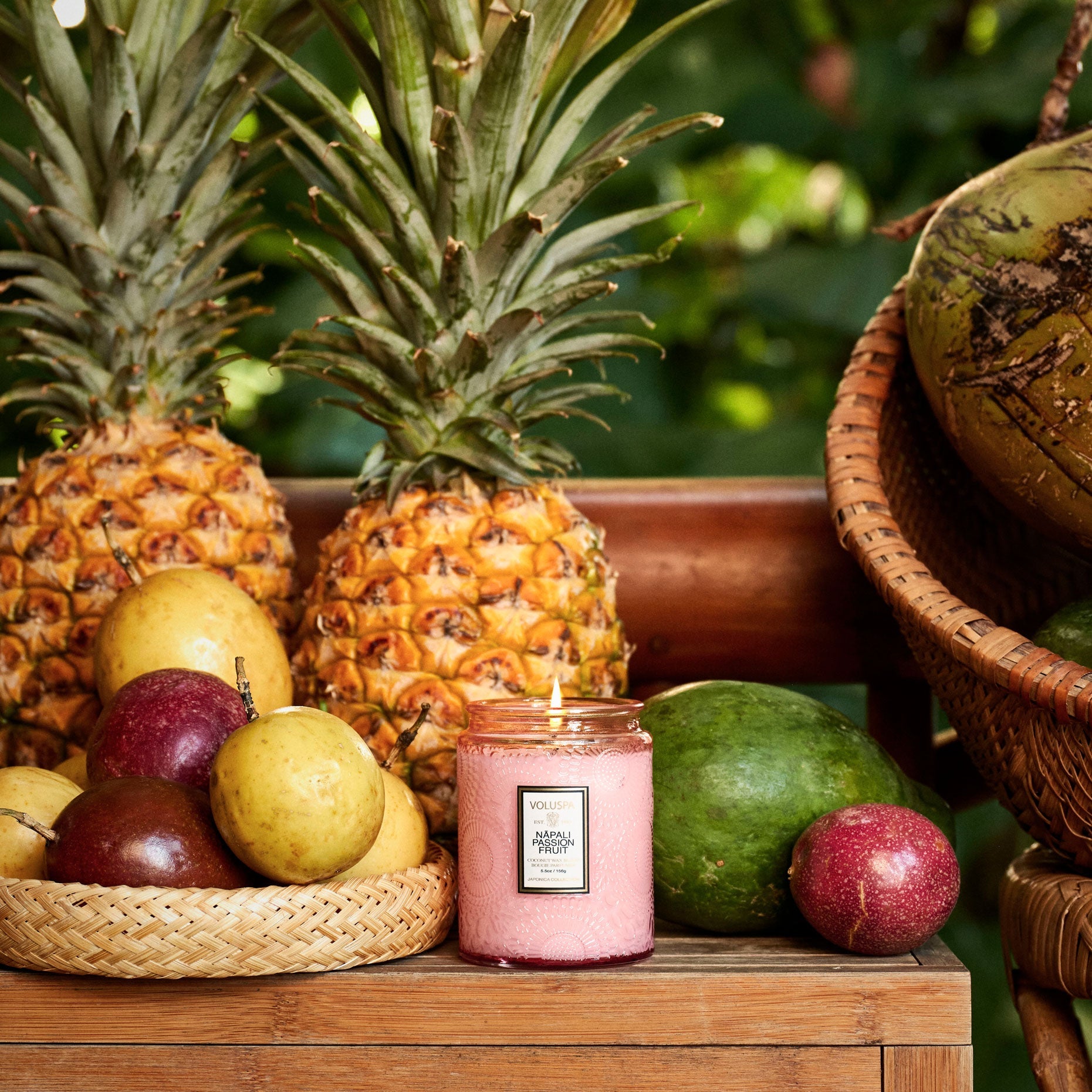 Voluspa Napali Passion Fruit Small Jar Candle