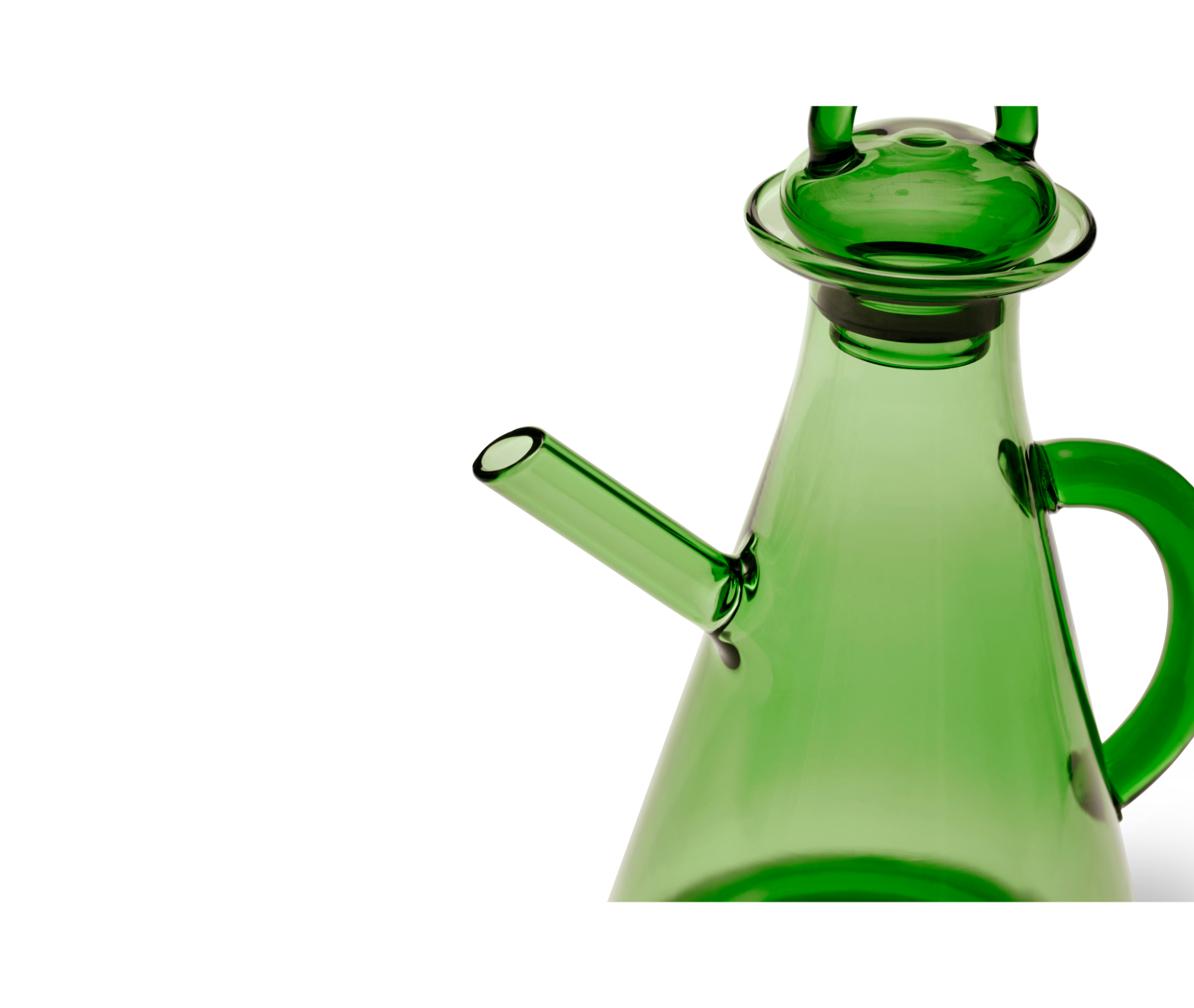 Spout Olive Oil Cruet, Broccoli