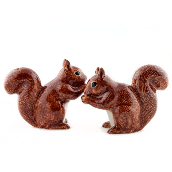Quail Ceramics Squirrel Salt & Pepper Set