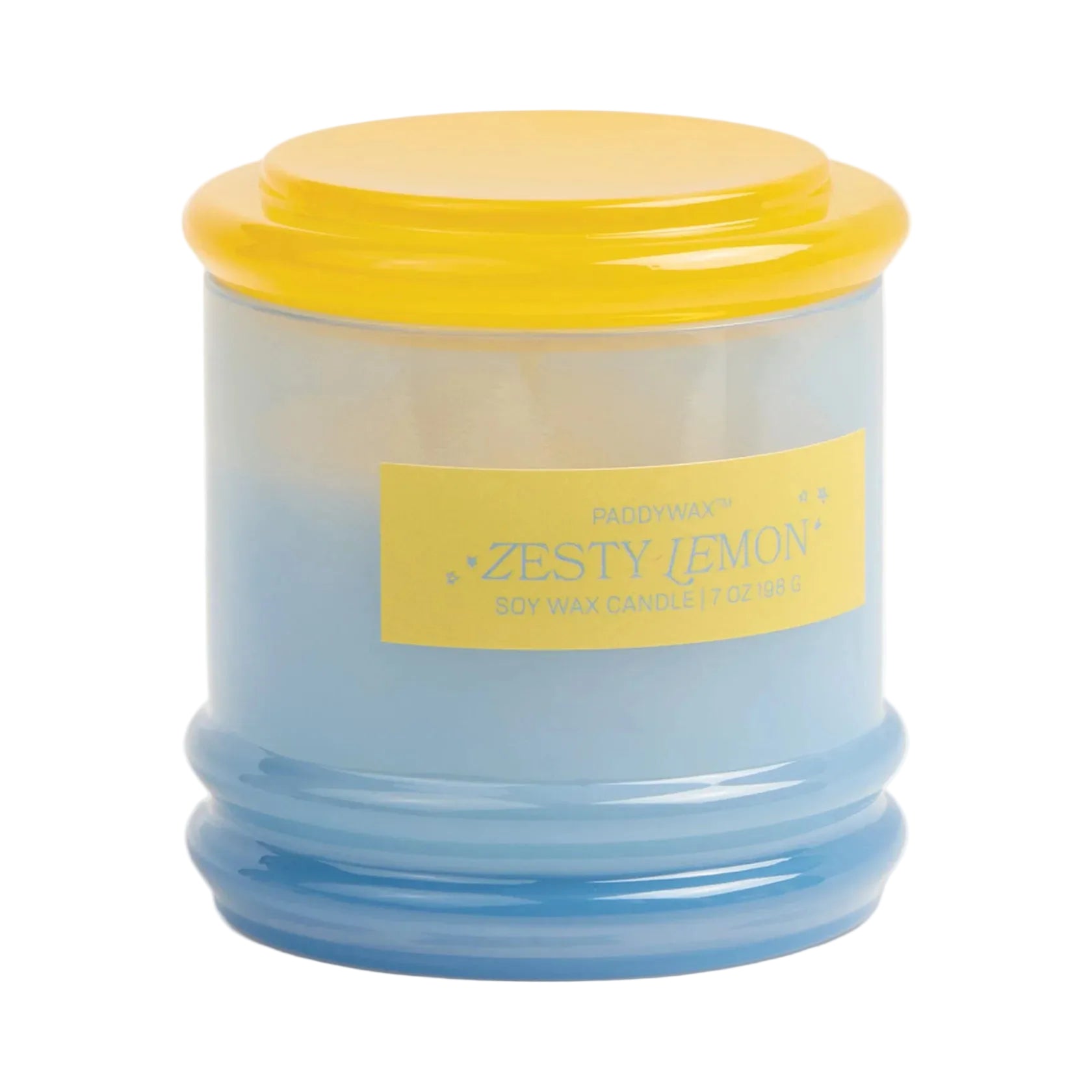 Paddywax Zesty Lemon Stack Candle