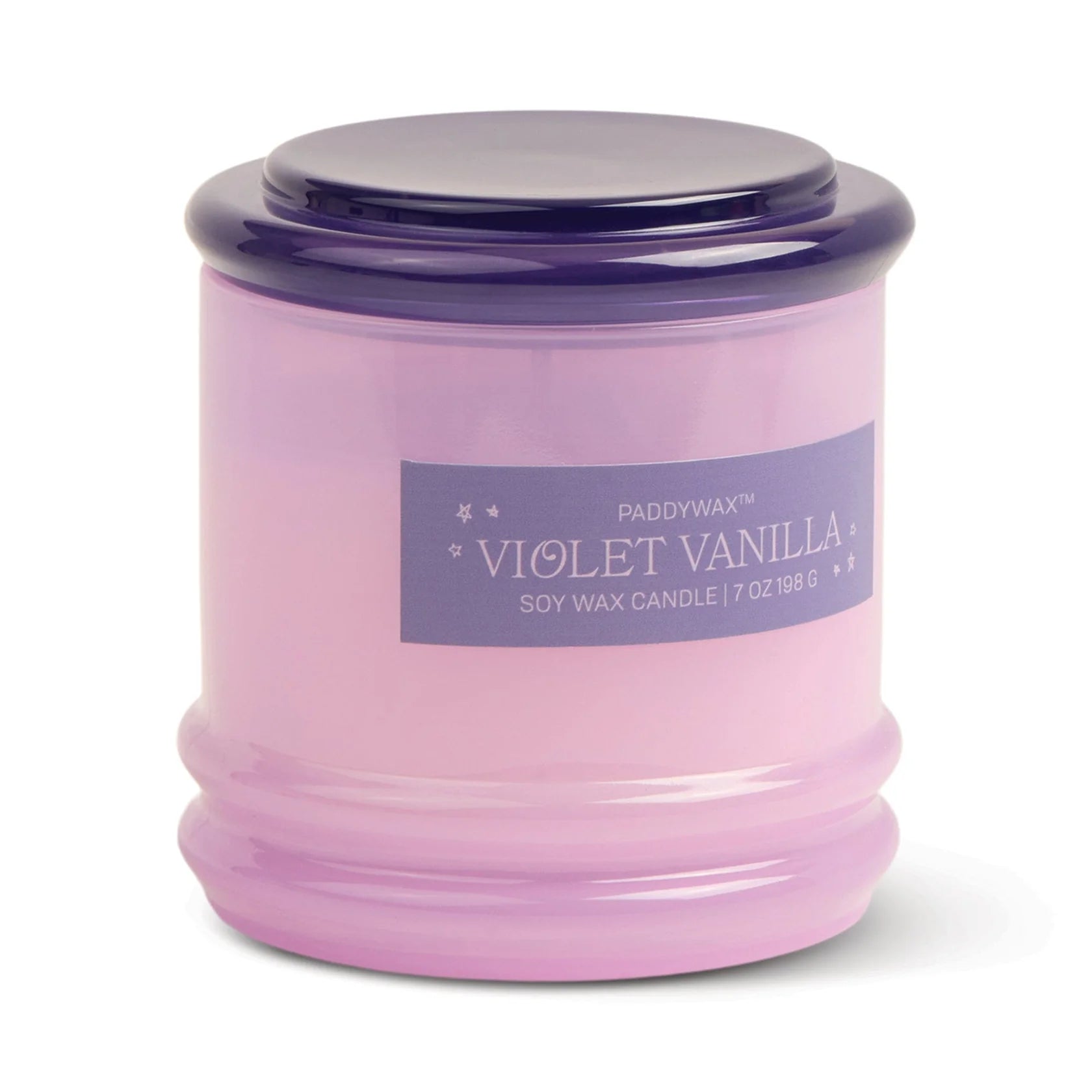Paddywax Violet Vanilla Stack Candle