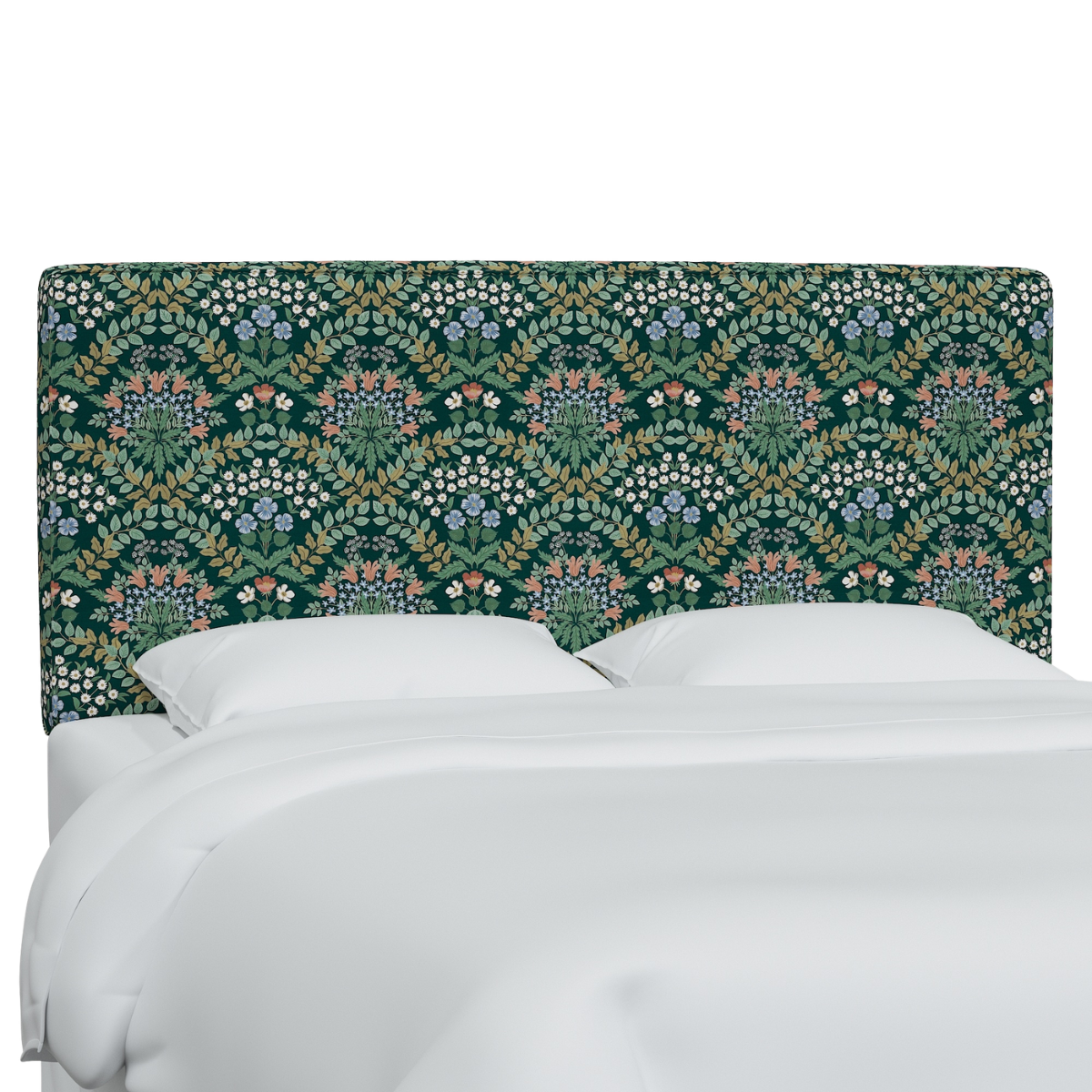 Sabrina Upholstered Headboard, Bramble Emerald, Multi Sizes