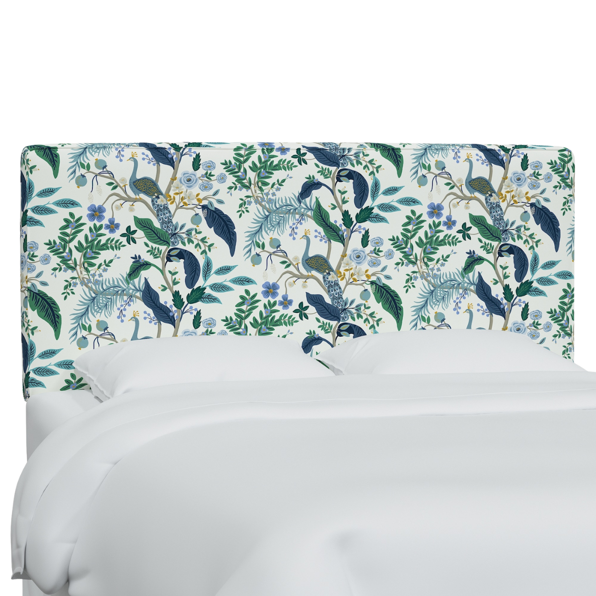 Sabrina Upholstered Headboard, Peacock, Multi Sizes