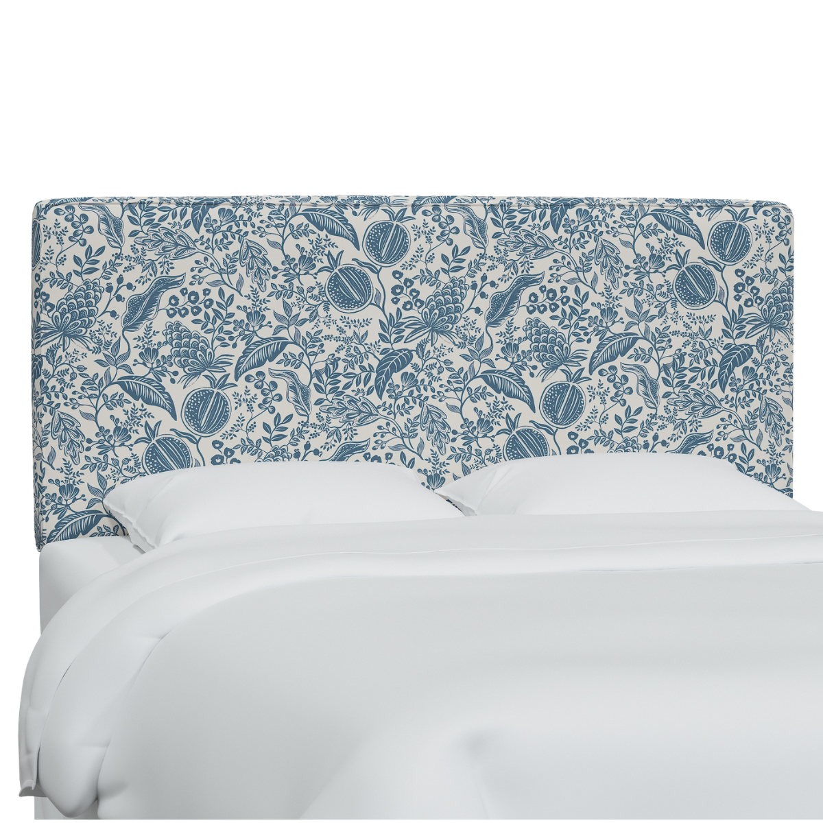 Sabrina Upholstered Headboard, Pomegranate Blue, Multi Sizes
