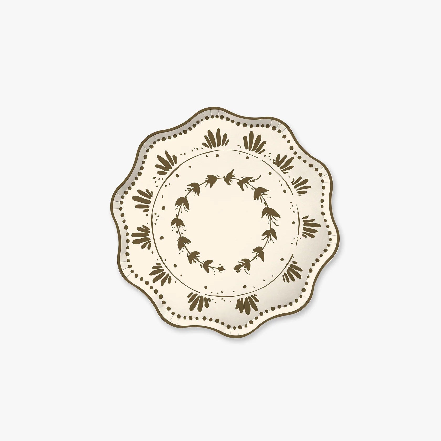 Plume Hors d'Oeuvres Plate Set, Cypress