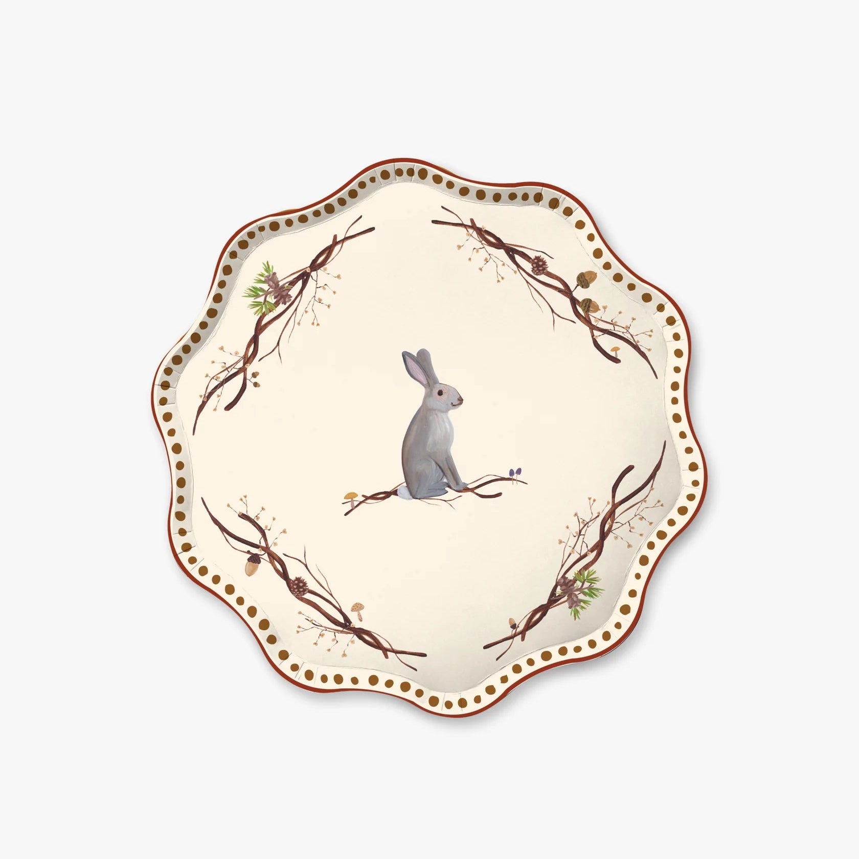 Whisper Dessert Plate Set, Bracken