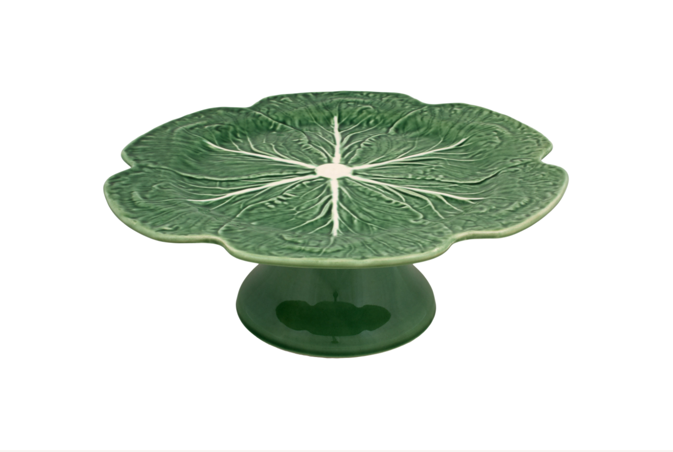 Cabbage Cake Stand 12" Green