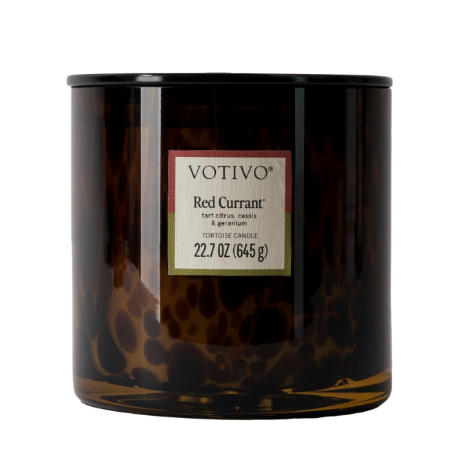 Votivo Red Currant 22 oz. Tortoise Candle