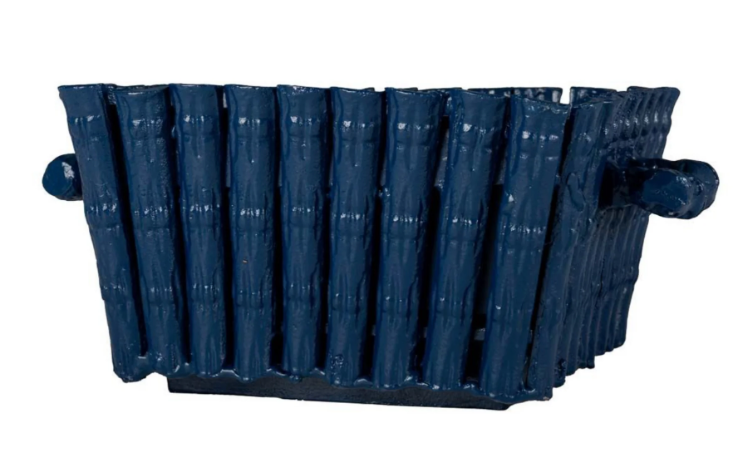 Collis Navy Bamboo Planter, Multi Sizes