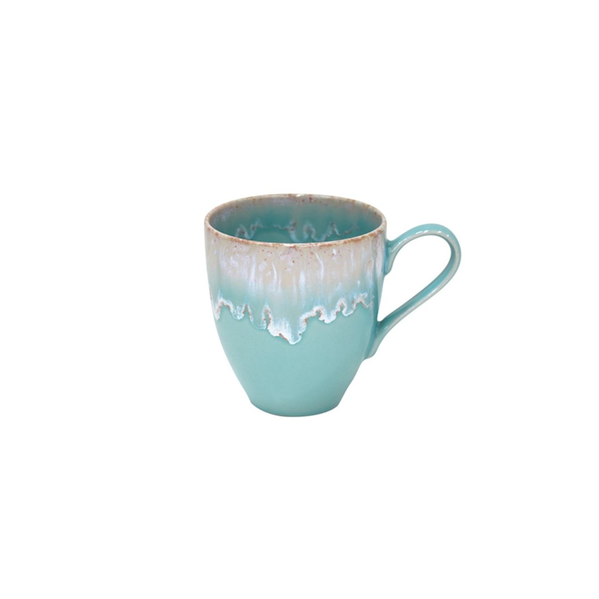 Casafina by Costa Nova Taormina Mug, Aqua, Set of 4