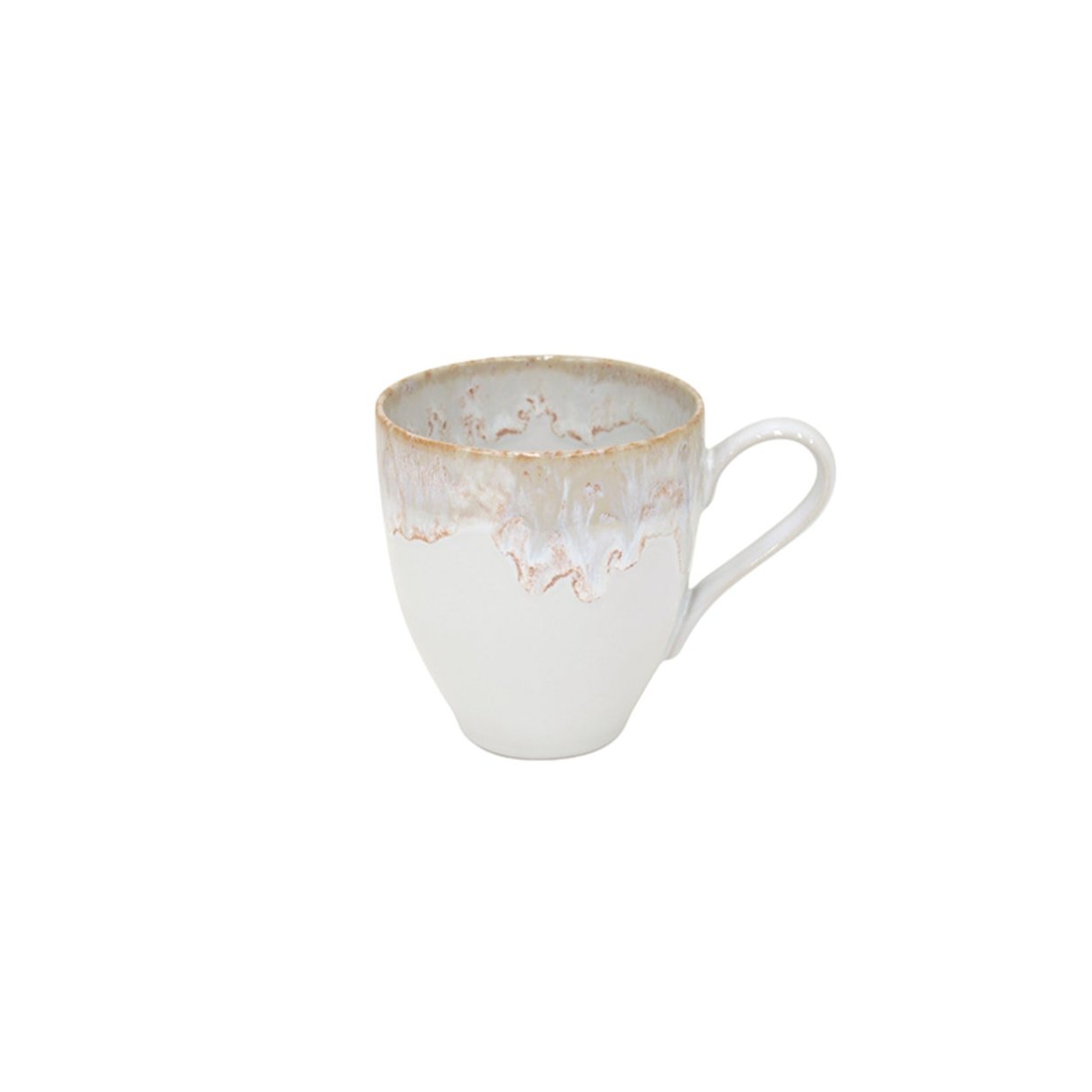 Casafina by Costa Nova Taormina Mug, White, Set of 4