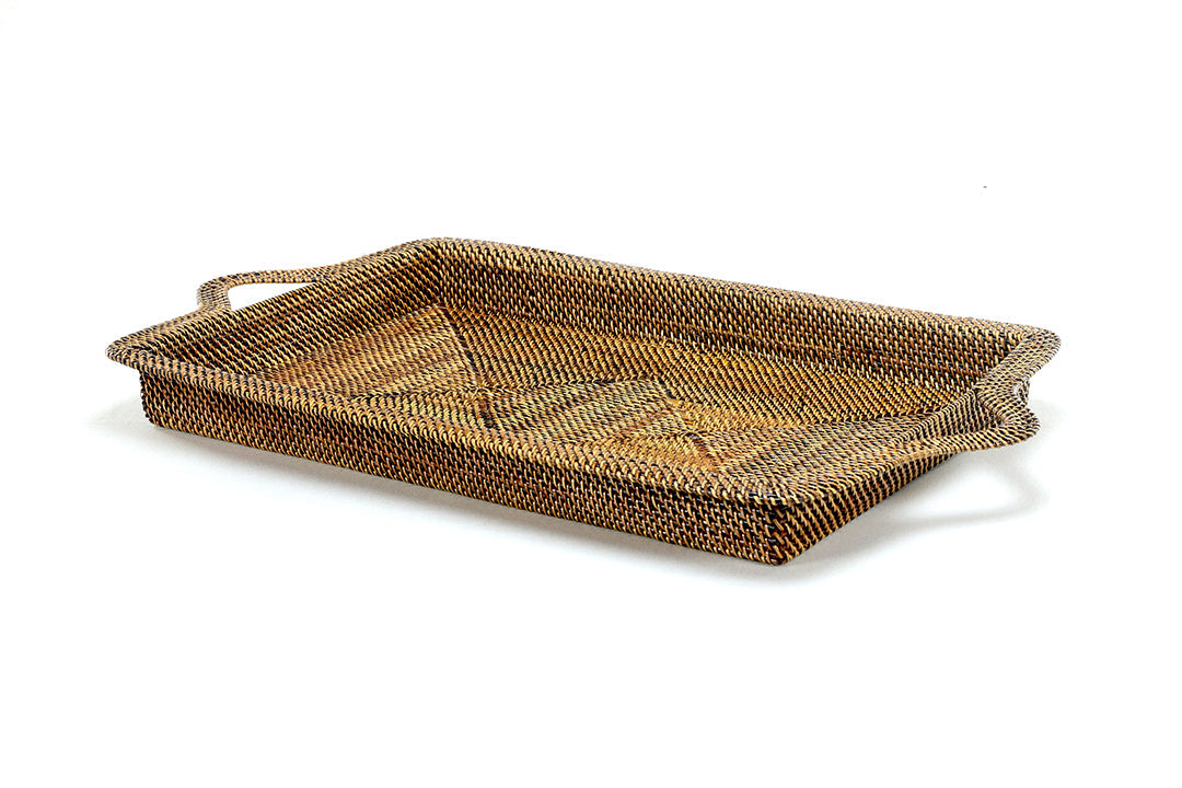 Rattan Rectangle Serving Tray