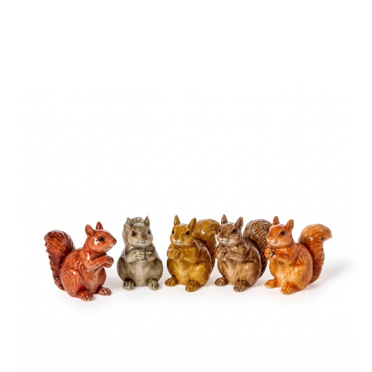 Teeny Tiny Woodland Squirrel Figures, Multi Options