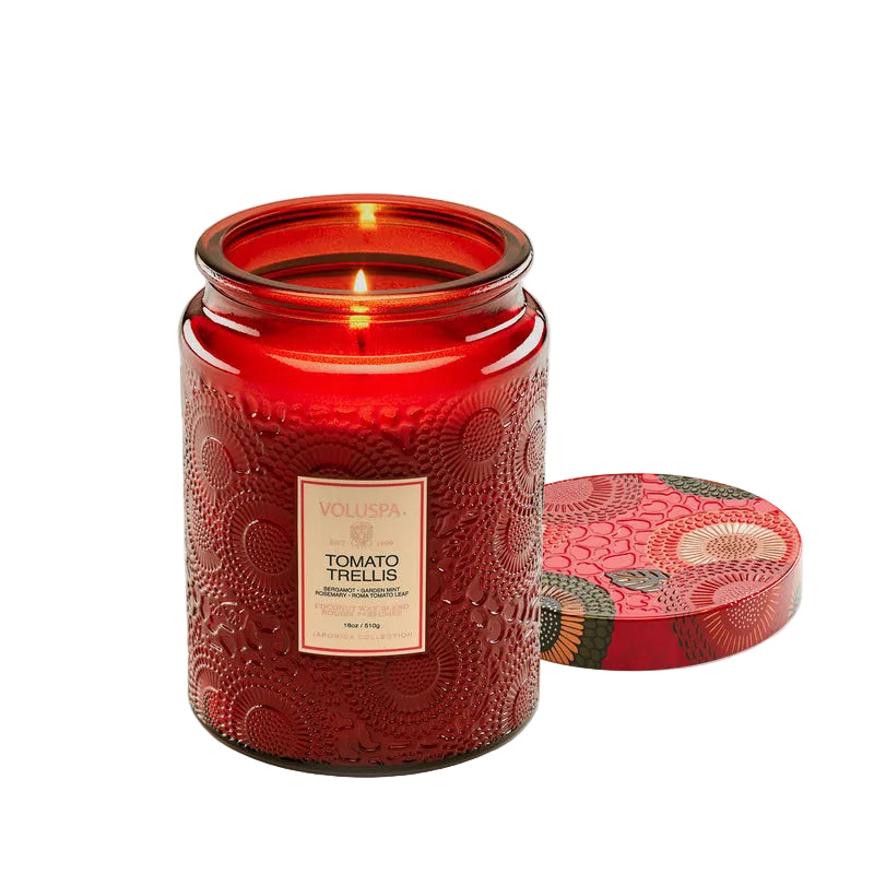Voluspa Tomato Trellis Large Jar Candle