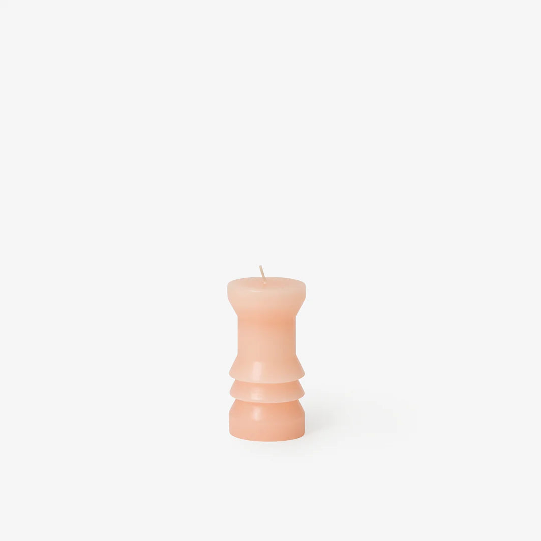 Totem Candle, Small Blush