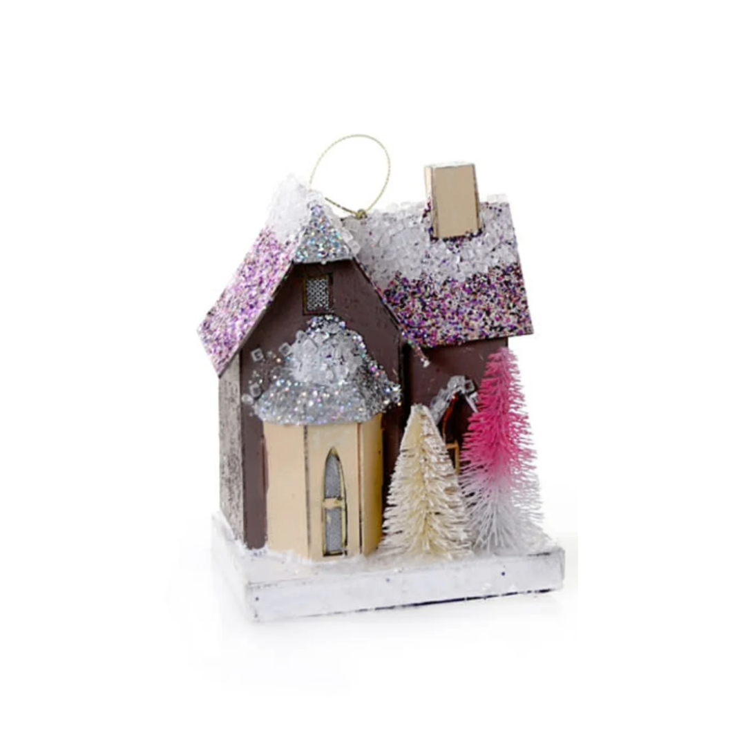 Sparkle House Ornament