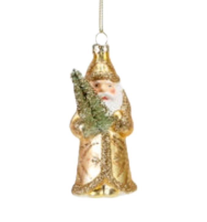 Luxe Santa Ornament