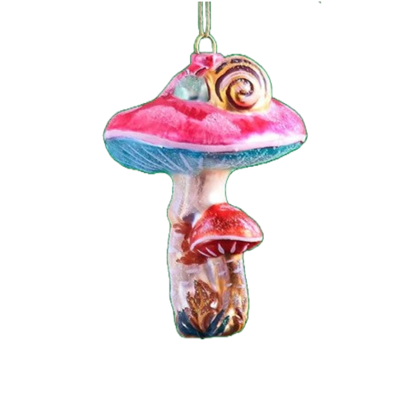 Whimsical Mushroom Ornament