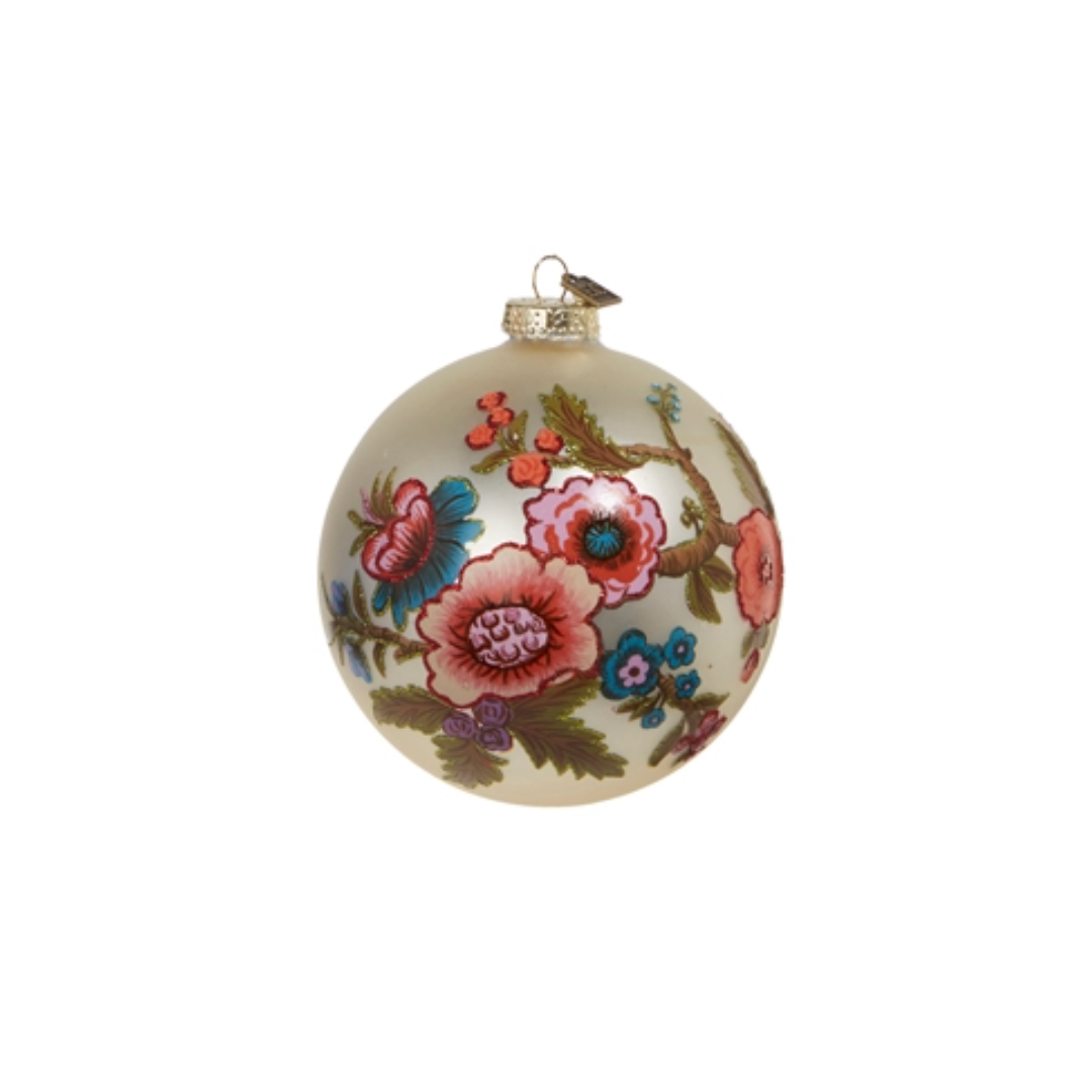 Preppy Floral Ornament