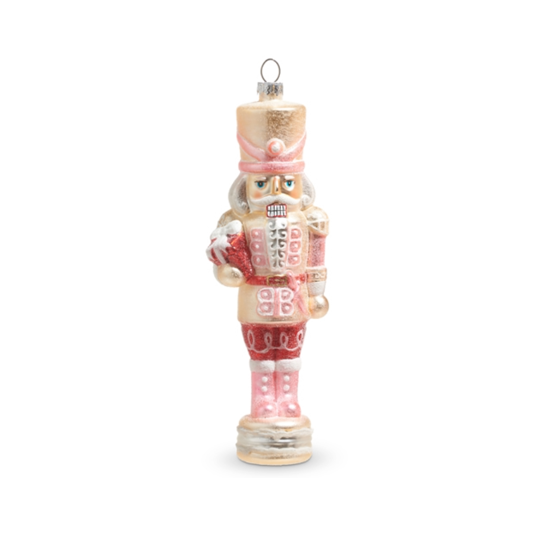 Poppy Pink Nutcracker Ornament