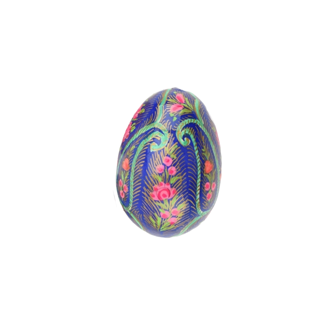 Hand Painted Papier Mache Egg