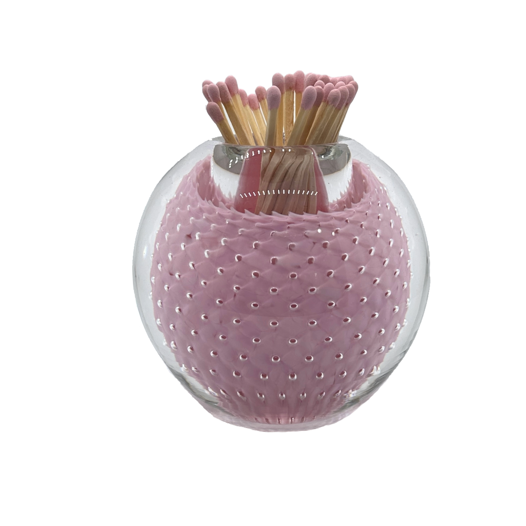 Handblown Match Strike, Blush