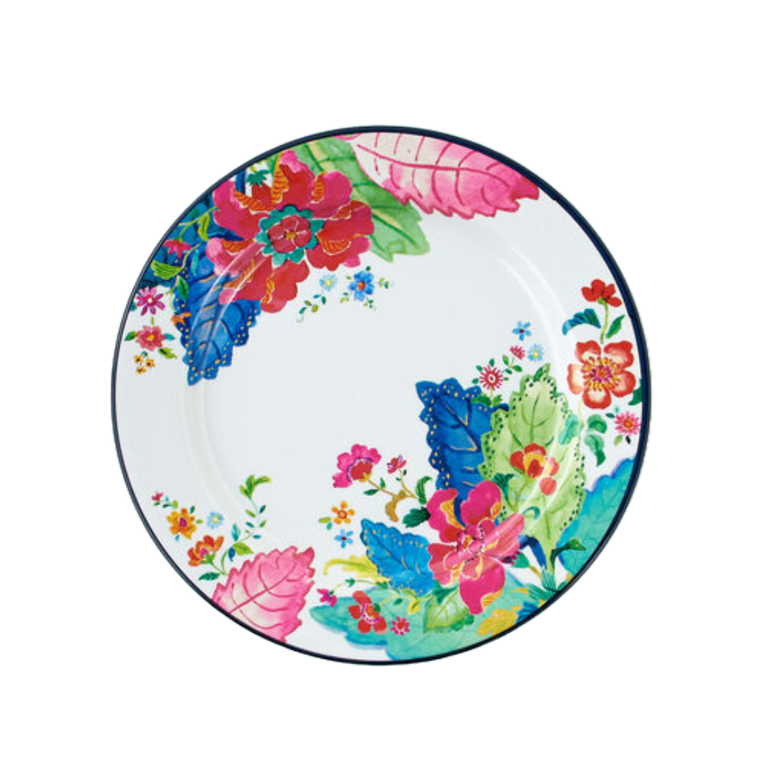 Tobacco Leaf Melamine Plate, 11.5"