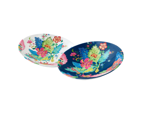 Tobacco Leaf Melamine Serving Bowl, Multiple Options