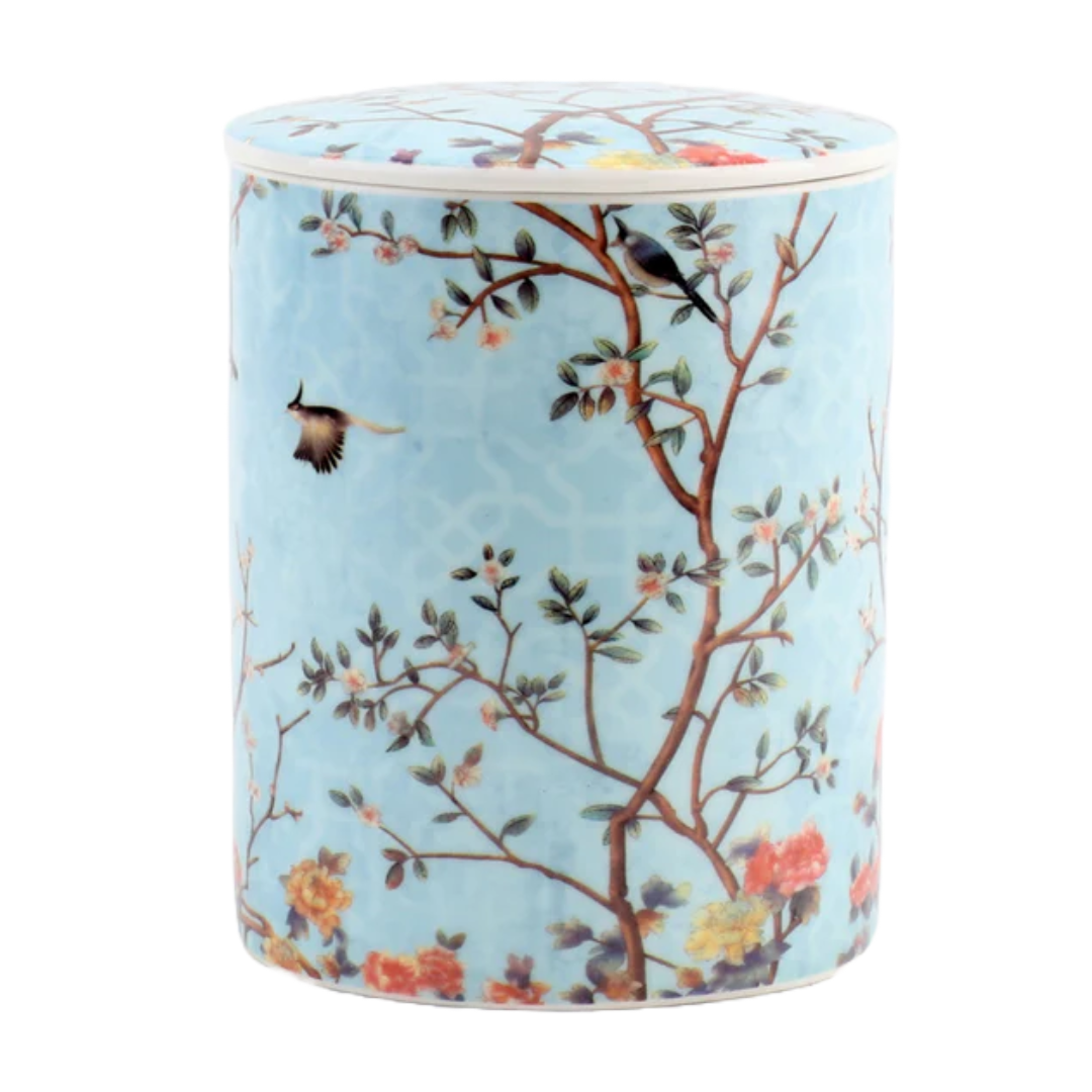 Chinoiserie Lidded Candle