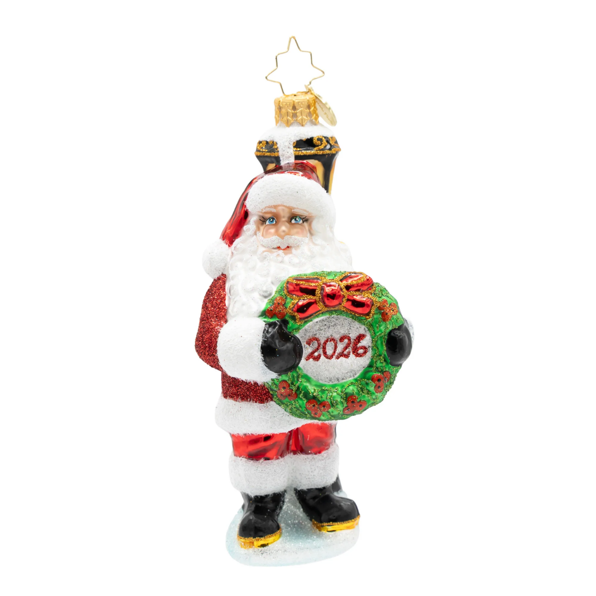 Christopher Radko Wreath of 2026 Cheer Santa