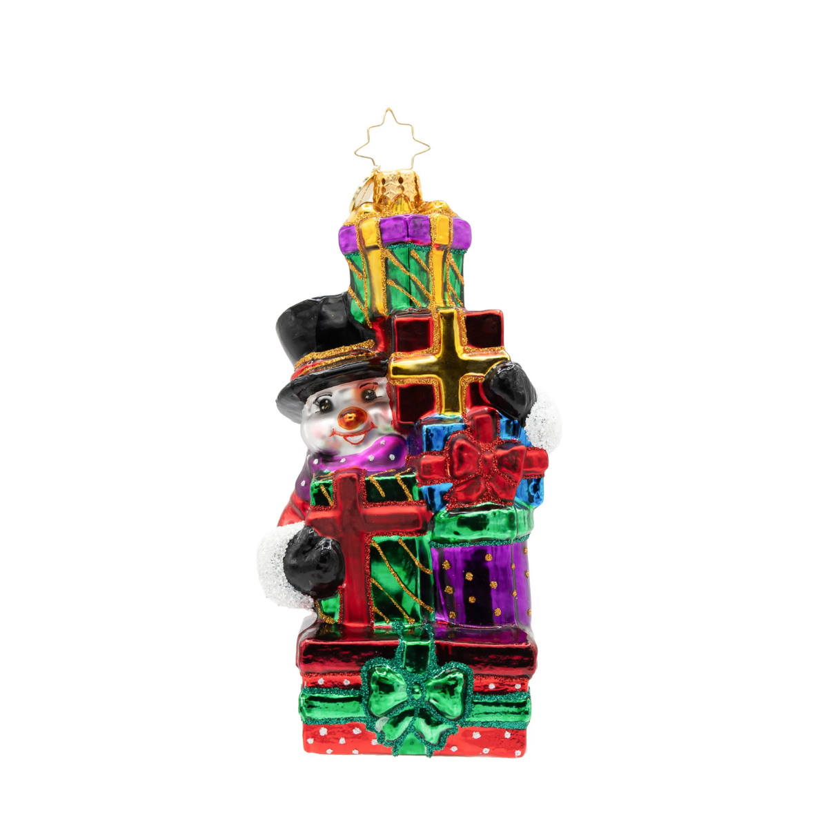 Christopher Radko Stacking Surprises Snowman