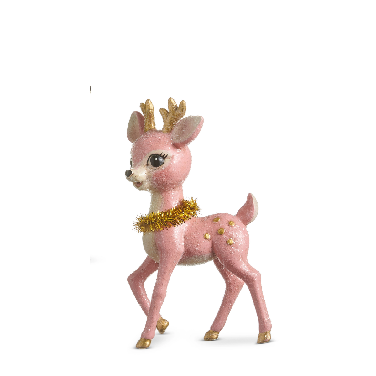 Prancing Deer Ornament, Pink