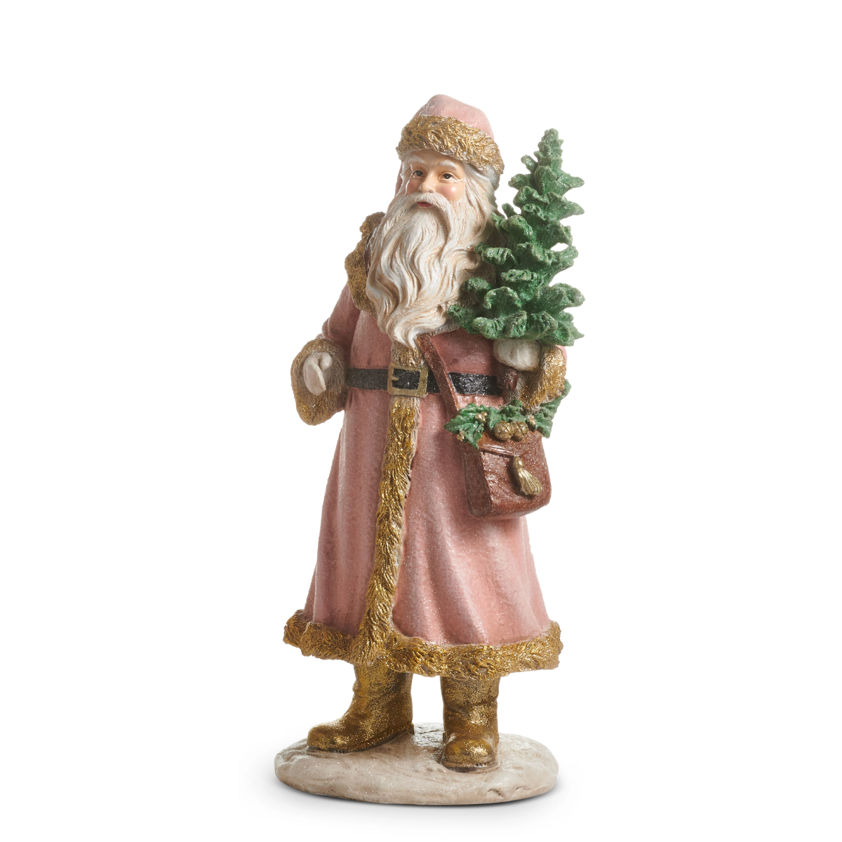 Blushing Santa with Tree