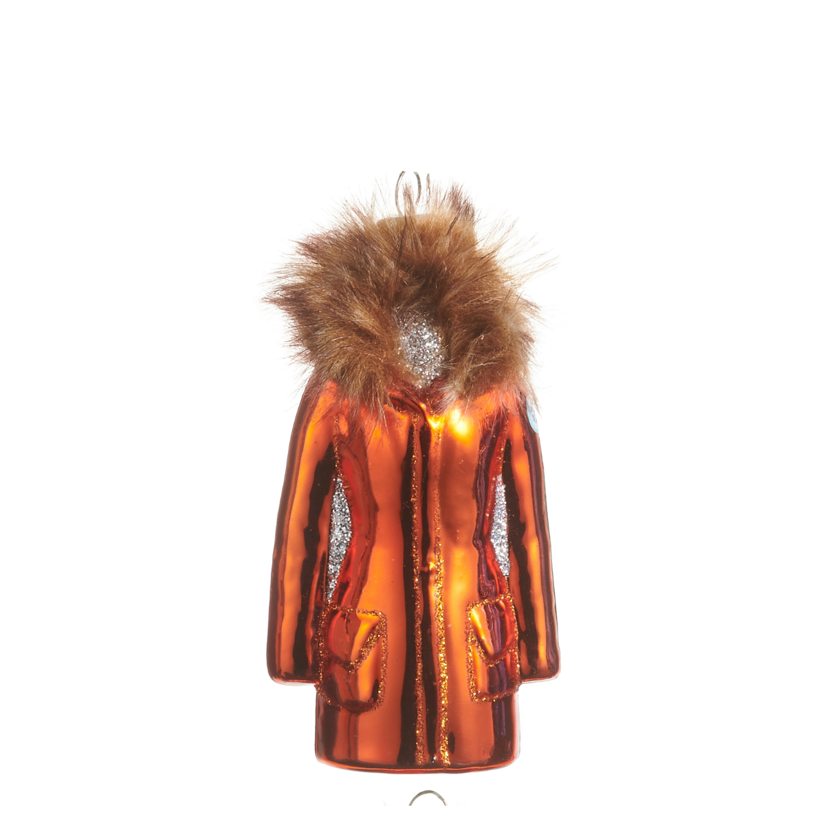 Apres Ski Jacket Ornament, Orange