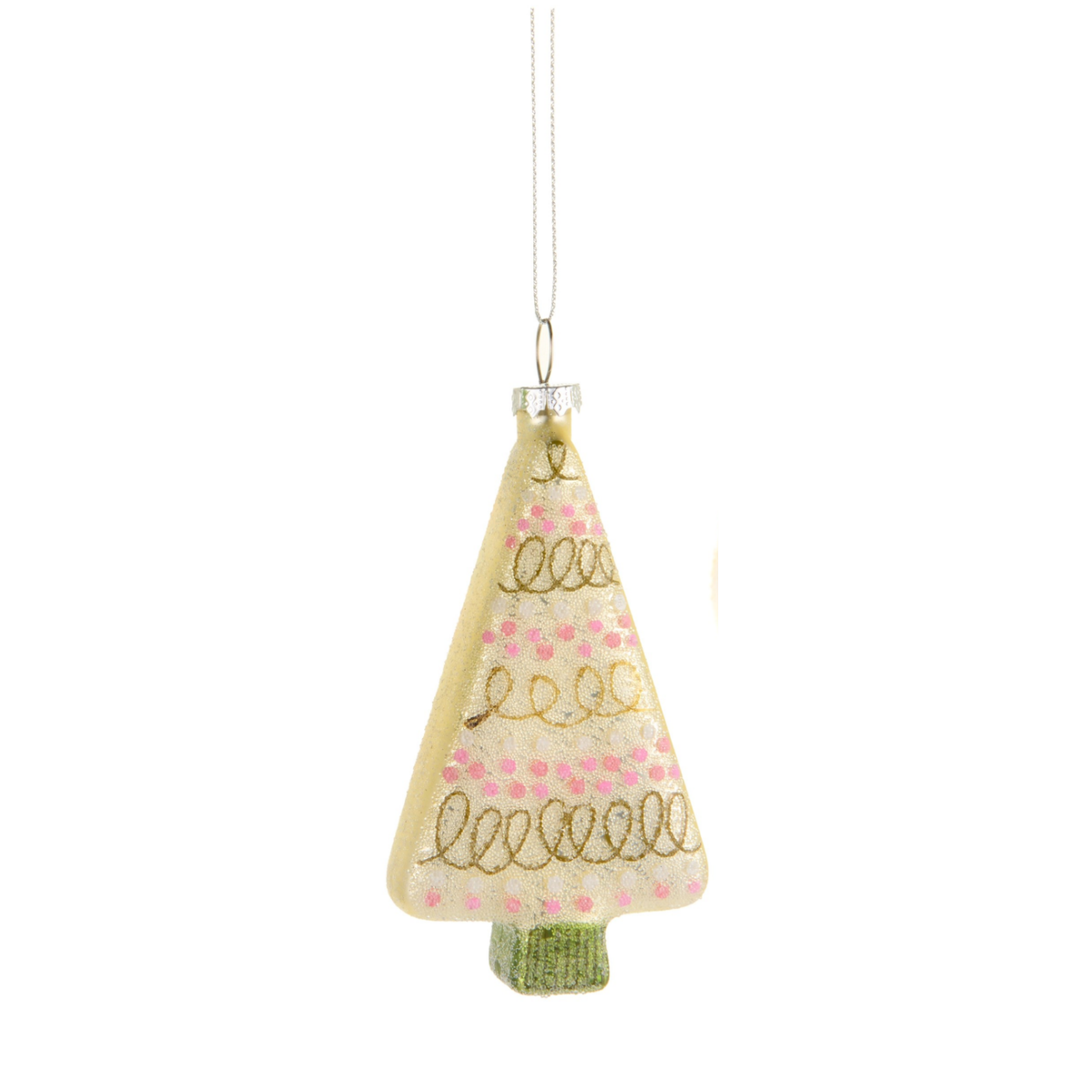 Trim Tree Cookie Ornament, Cream
