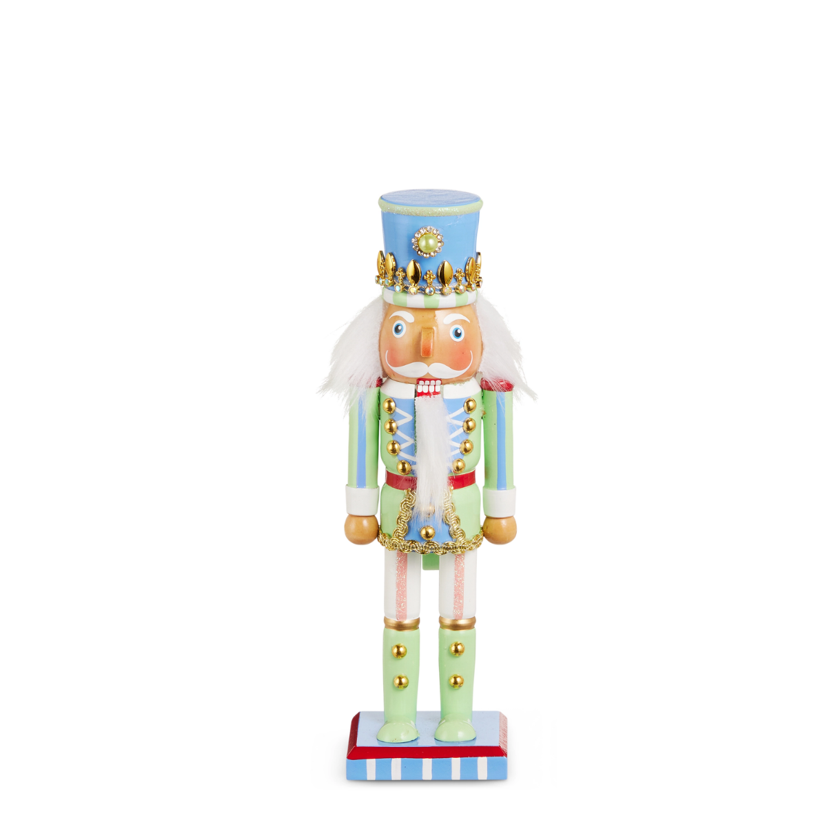 Tillsbury 8.5" Nutcracker, Blue & Green