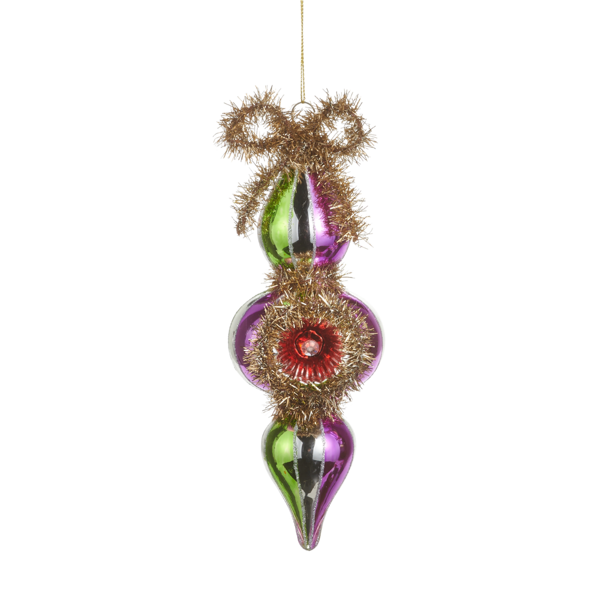 Tinseltime Ornament, Three Tier