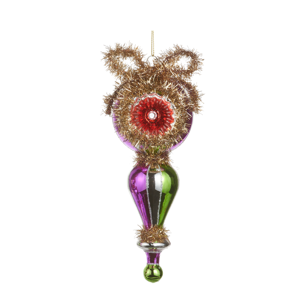 Tinseltime Ornament,  Two Tier